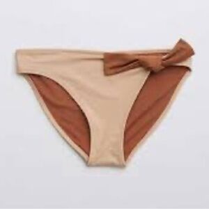 Aerie Tan and Brown Bikini Bottoms, size XXL, new!
